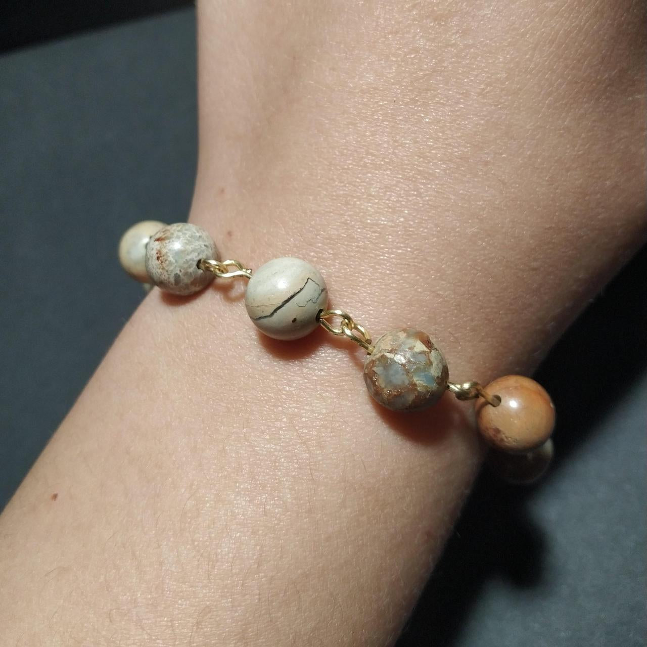 Stone & Gold Bracelet
