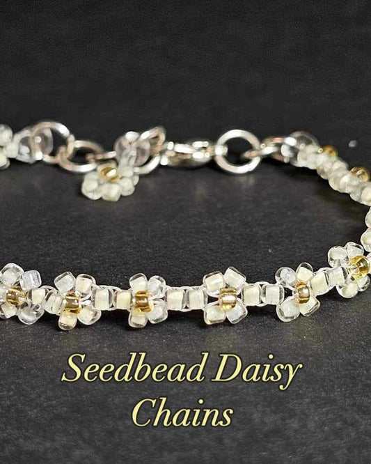 SeedBead Daisy Chain Bracelets