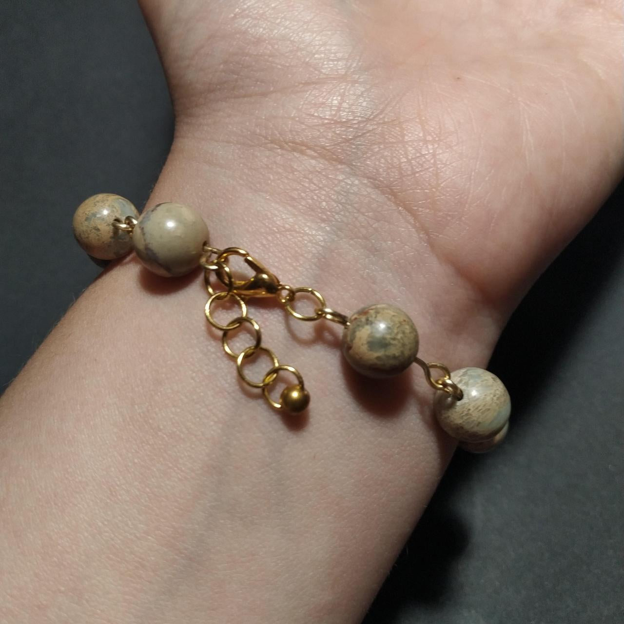 Stone & Gold Bracelet