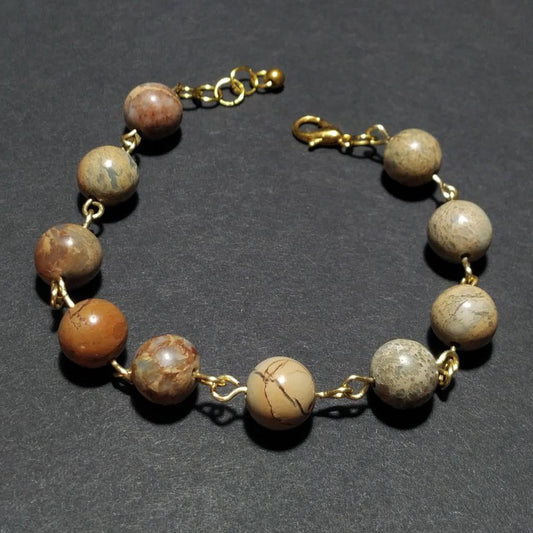 Stone & Gold Bracelet