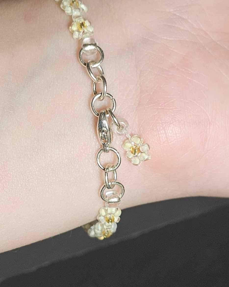 SeedBead Daisy Chain Bracelets