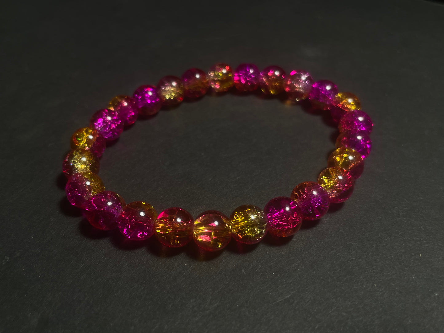 Crackled Glass Bracelets
