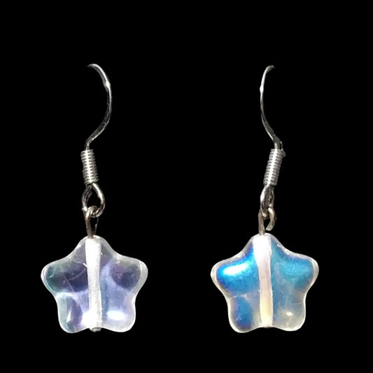 Pearlescent Star Earrings