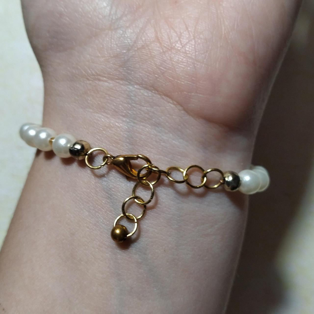 Pearl & Gold Bracelet