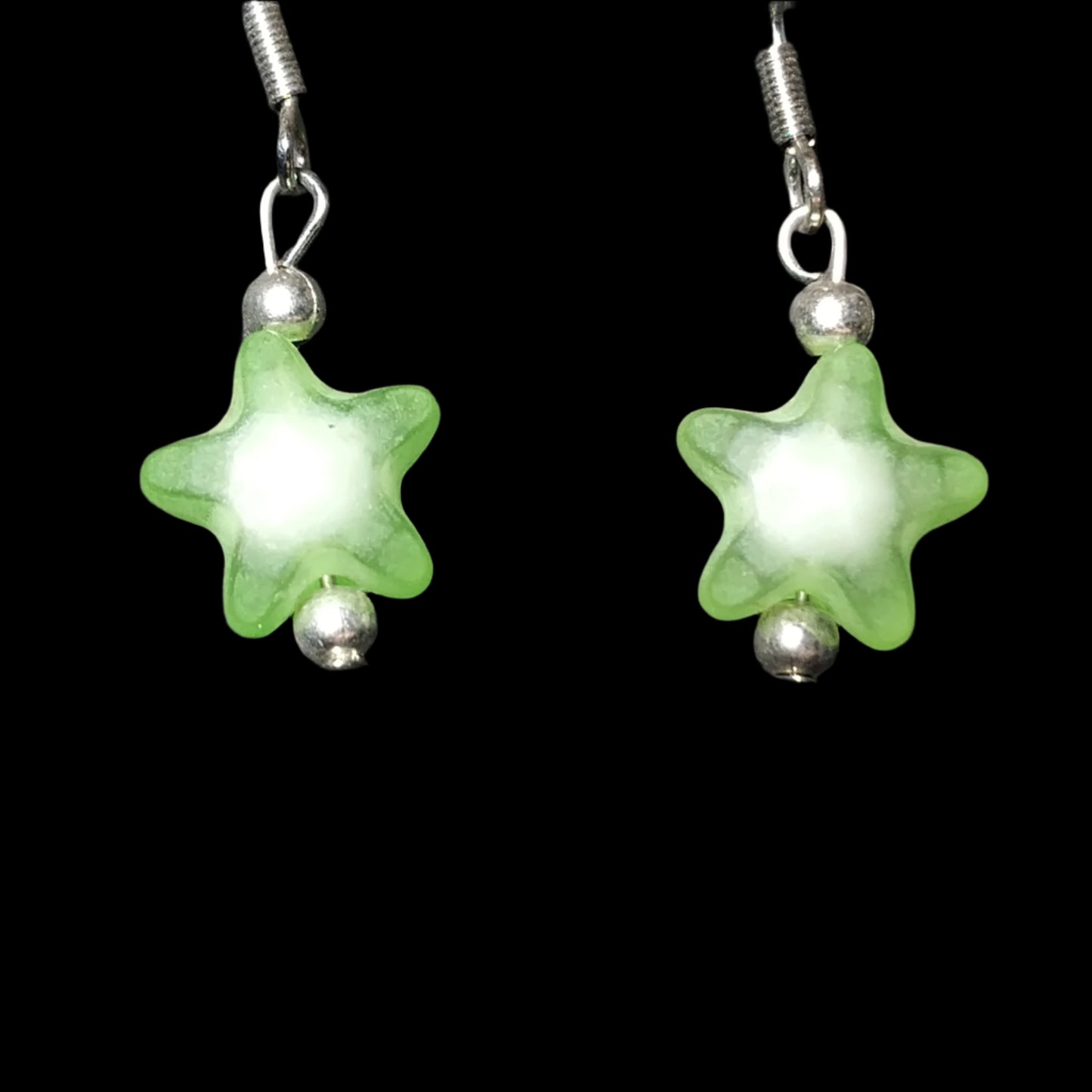 Acrylic Star Beaded Earrings
