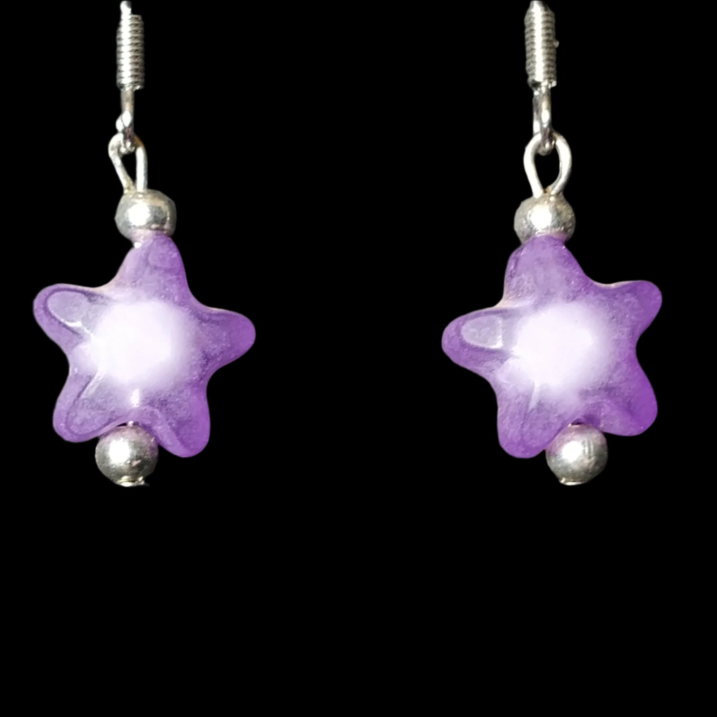 Acrylic Star Beaded Earrings