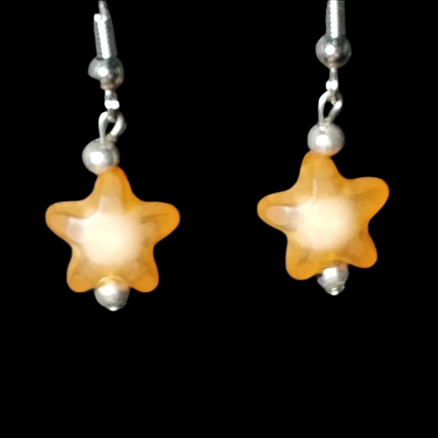 Acrylic Star Beaded Earrings