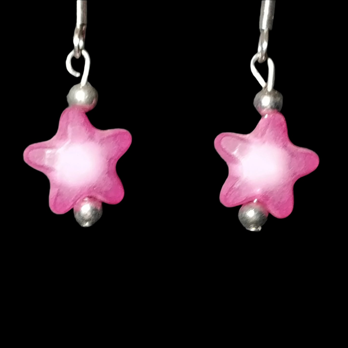 Acrylic Star Beaded Earrings