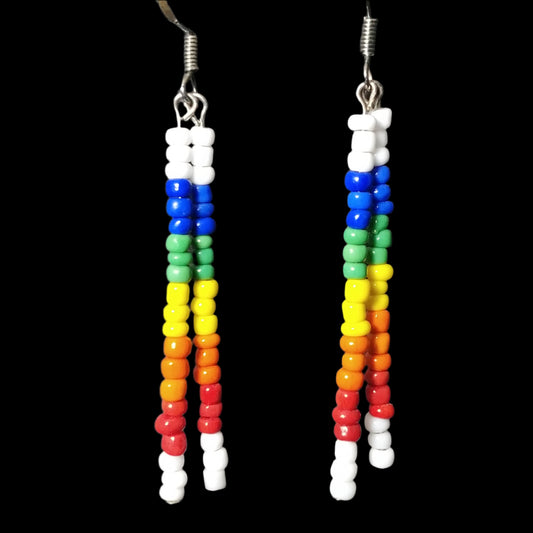 Colorful Drop Beaded Earrings
