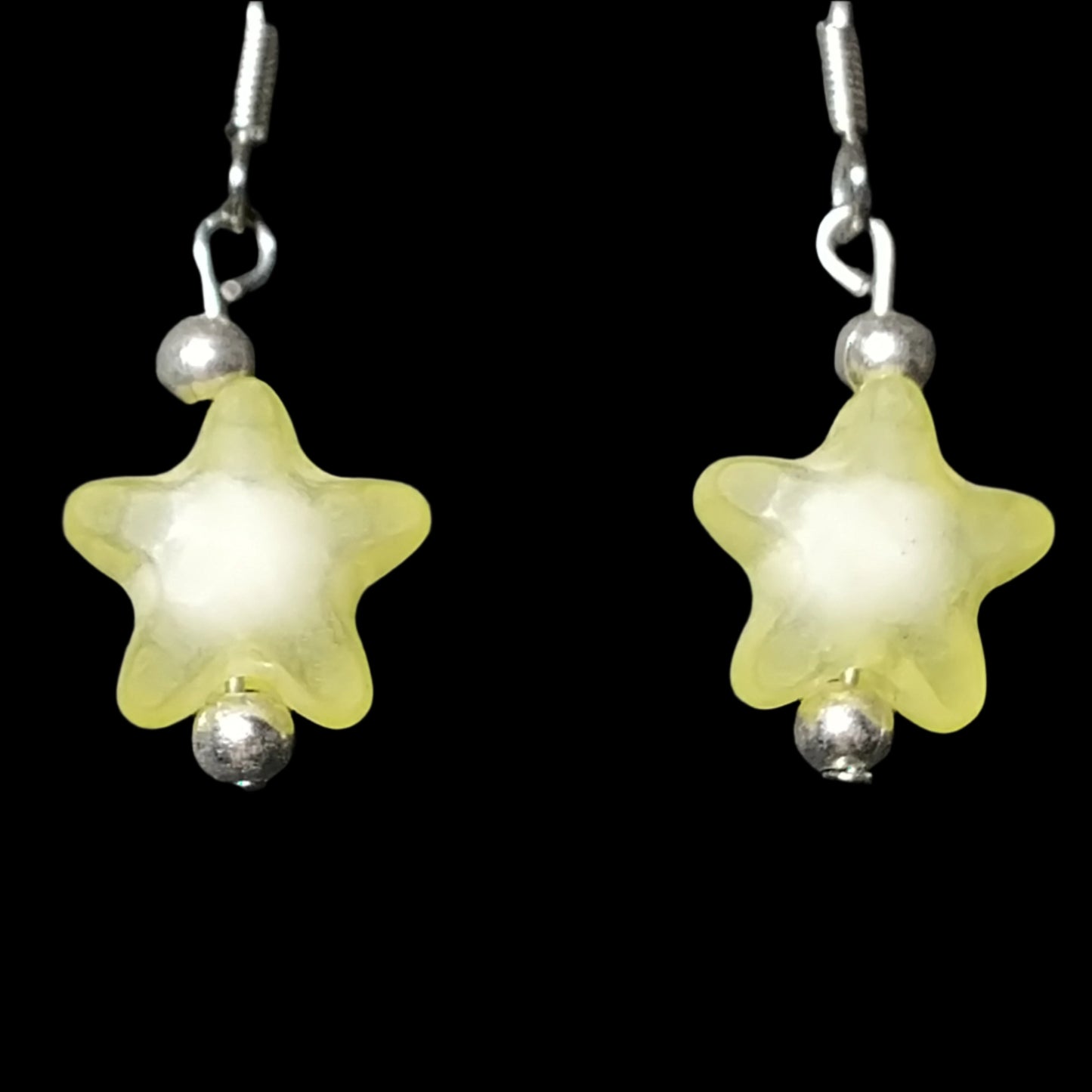 Acrylic Star Beaded Earrings